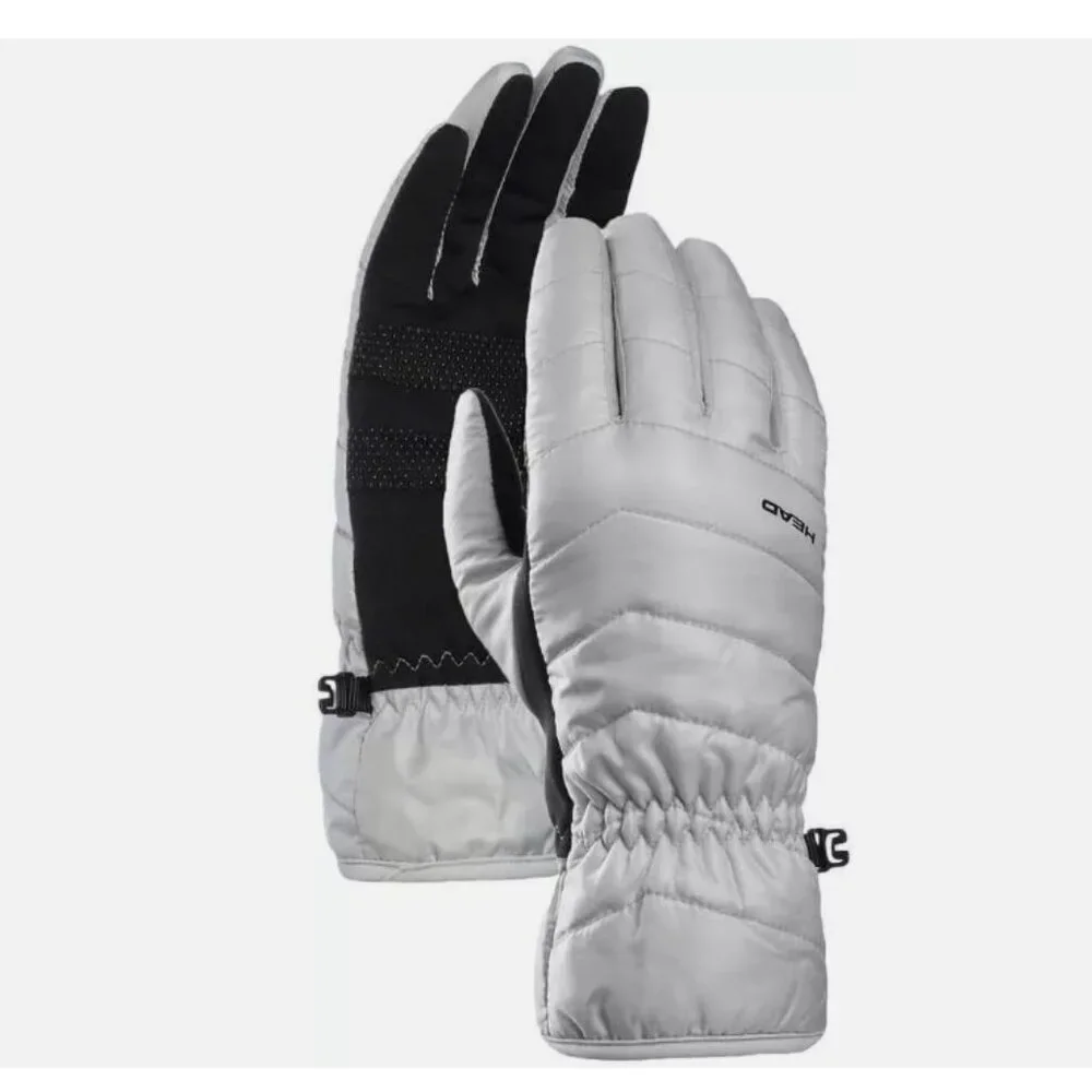 HEAD Women's Waterproof Hybrid Gloves  Medium‎ White